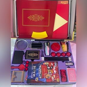Magic Trick Set with Red and Purple Accessories